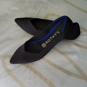 Rothy's The Point Ballet Flats in Black